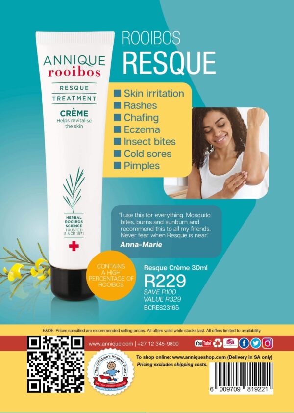 Annique rooibos resque treatment