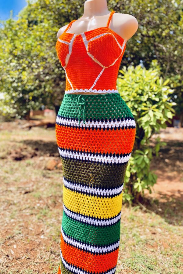 Crotchet two-piece corset